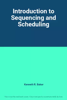 Couverture du produit · Introduction to Sequencing and Scheduling