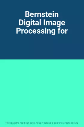 Couverture du produit · Bernstein Digital Image Processing for