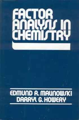 Couverture du produit · Factor Analysis in Chemistry