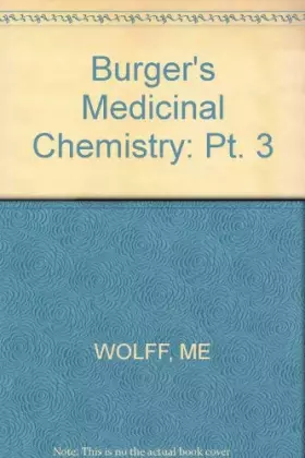 Couverture du produit · Burger's Medicinal Chemistry