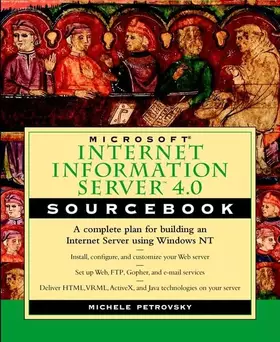 Couverture du produit · Microsoft Internet Information Server 4.0 Sourcebook