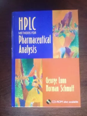 Couverture du produit · Hplc Methods for Pharmaceutical Analysis