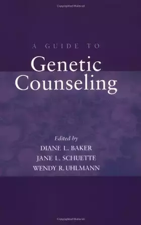 Couverture du produit · A Guide to Genetic Counseling
