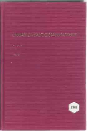 Couverture du produit · Organic Reaction Mechanisms