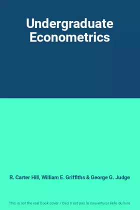 Couverture du produit · Undergraduate Econometrics