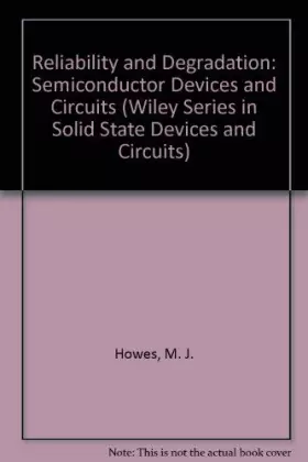 Couverture du produit · Reliability and Degradation: Semiconductor Devices and Circuits