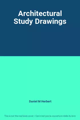 Couverture du produit · Architectural Study Drawings