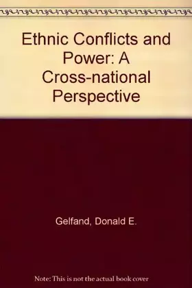 Couverture du produit · Ethnic Conflicts and Power: A Cross-National Perspective
