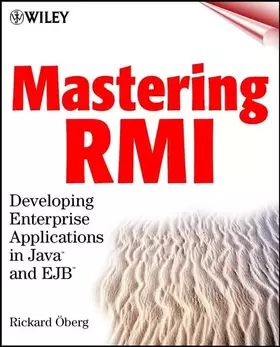 Couverture du produit · Mastering RMI: Developing Enterprise Applications in Java and EJB