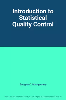 Couverture du produit · Introduction to Statistical Quality Control