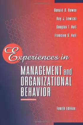 Couverture du produit · Experiences in Managment 4E
