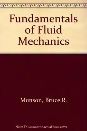 Couverture du produit · Fundamentals of Fluid Mechanics