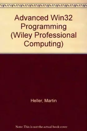 Couverture du produit · Advanced Win32 Programming