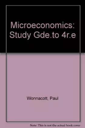 Couverture du produit · Study Guide to Accompany Microeconomics