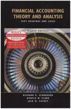 Couverture du produit · Accounting Theory: Text and Readings