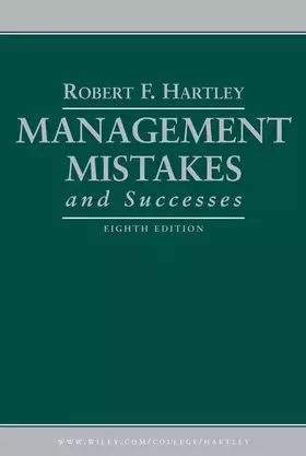 Couverture du produit · Management Mistakes and Successes