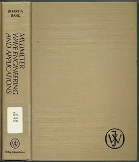 Couverture du produit · Millimeter Wave Engineering and Applications