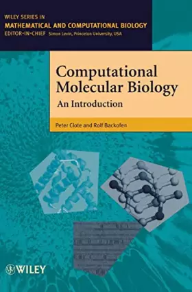 Couverture du produit · Computational Molecular Biology – An Introduction