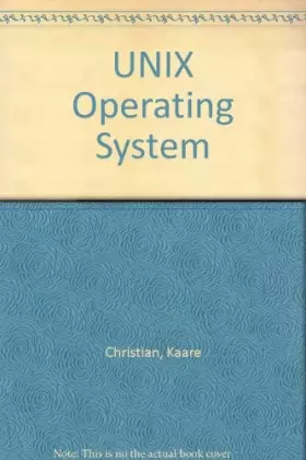 Couverture du produit · UNIX Operating System