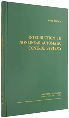 Couverture du produit · Introduction to Nonlinear Automatic Control Systems