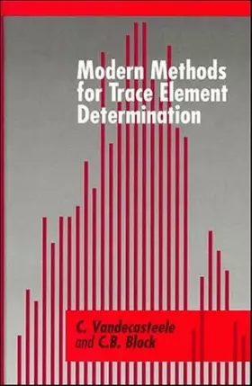 Couverture du produit · Modern Methods for Trace Element Determination
