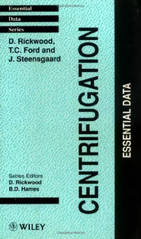 Couverture du produit · Centrifugation: Essential Data