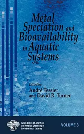Couverture du produit · Metal Speciation and Bioavailability in Aquatic Systems