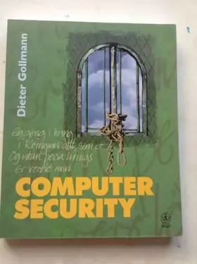 Couverture du produit · Computer Security