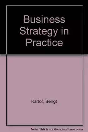 Couverture du produit · Business Strategies in Practice