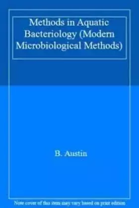 Couverture du produit · Methods in Aquatic Bacteriology (Modern Microbiological Methods)