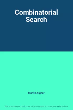 Couverture du produit · Combinatorial Search