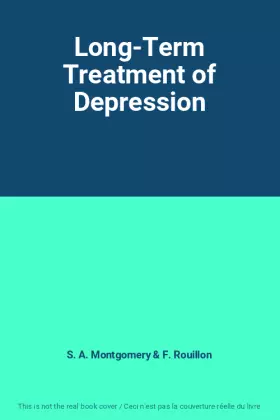 Couverture du produit · Long-Term Treatment of Depression