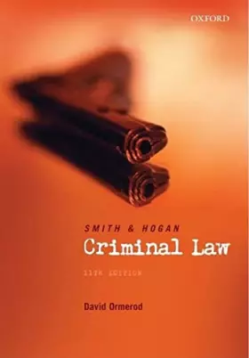 Couverture du produit · Smith & Hogan Criminal Law