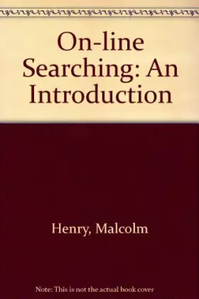 Couverture du produit · On-line Searching: An Introduction