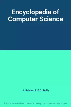 Couverture du produit · Encyclopedia of Computer Science