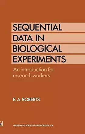 Couverture du produit · Sequential Data in Biological Experiments : An Introduction for Research Workers