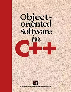 Couverture du produit · Object-Oriented Software in C++