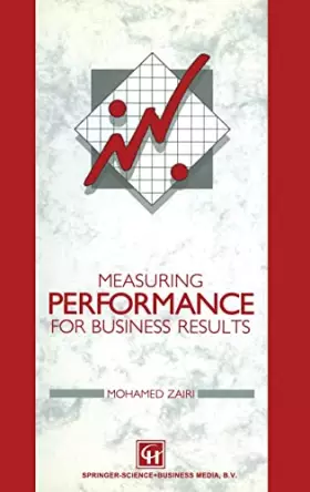 Couverture du produit · Measuring Performance for Business Results