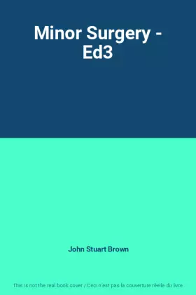 Couverture du produit · Minor Surgery - Ed3