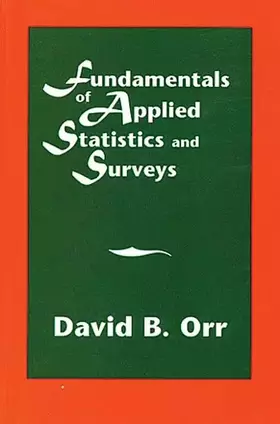 Couverture du produit · Fundamentals of Applied Statistics and Surveys