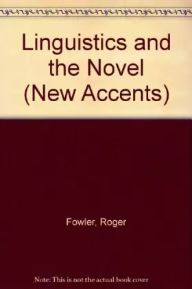 Couverture du produit · Linguistics and the Novel