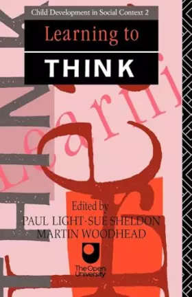 Couverture du produit · Learning to Think (Child Development in Social Context)
