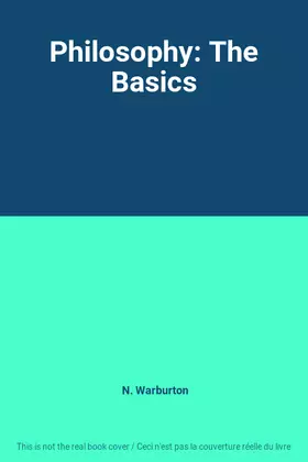 Couverture du produit · Philosophy: The Basics