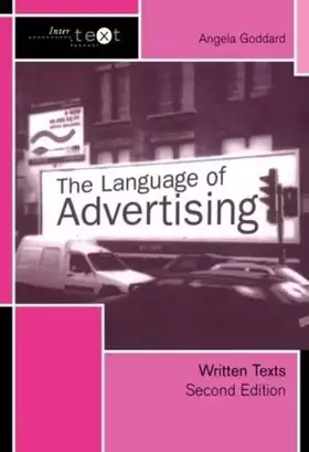 Couverture du produit · The Language of Advertising: Written Texts (Intertext)
