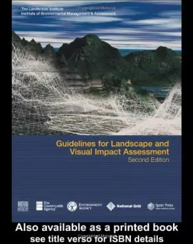 Couverture du produit · Guidelines for Landscape and Visual Impact Assessment