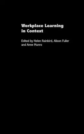 Couverture du produit · Workplace Learning in Context