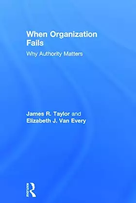 Couverture du produit · When Organization Fails