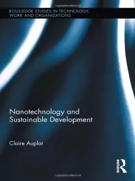 Couverture du produit · Nanotechnology and Sustainable Development