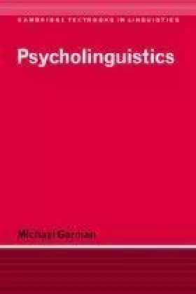 Couverture du produit · Psycholinguistics