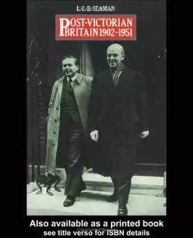 Couverture du produit · Post-Victorian Britain, 1902-51
